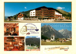 73677948 Elbigenalp Vitalhotel Alpenrose Zimmerbar Kaminhalle Baederanlage Panor - Sonstige & Ohne Zuordnung