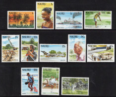 NAURU 1984  PICTORIALS " LIFE IN NAURU " SET MNH - Nauru