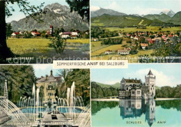 73677823 Anif Mit Untersberg Hoher Goell Schoenfeldspitze Watzmann Lustschloss H - Other & Unclassified