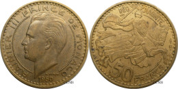 Monaco - Principauté - Rainier III - 50 Francs 1950 - TTB/XF45 - Mon6780 - 1949-1956 Anciens Francs