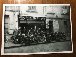 Motos Cycles Marcel Artisan Constructeur France 20 Op 25 Cm - Métiers