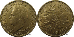 Monaco - Principauté - Rainier III - 50 Francs 1950 - TTB+/AU50 - Mon4755 - 1949-1956 Anciens Francs