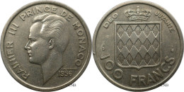 Monaco - Principauté - Rainier III - 100 Francs 1956 - TTB/XF45 - Mon6786 - 1949-1956 Alte Francs