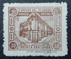 Ecuador 1947 (6) 'Palacio De Comunication De Quito - Ecuador