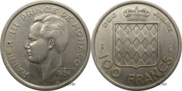 Monaco - Principauté - Rainier III - 100 Francs 1956 - TTB+/AU50 - Mon6587 - 1949-1956 Francos Antiguos