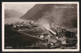 AK Odda, Hardanger, Ort Mit Fabrik  - Noruega