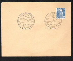 Env. Oblitération : Ass. Intern. Des Distributions D'eau 2ème Congrès Paris 8-6-1952 - Commemorative Postmarks
