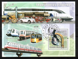 GUINÉE-BISSAU - BF N° 317 - TGV / TRAINS /PORSCHE / HARLEY-DAVIDSON - Other & Unclassified