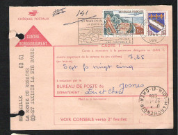 Service Des Chèques Postaux - Timbre N° 1355 - Oblitération : St Maximin La Ste Baume Du 25-1-1966 - 1921-1960: Modern Period