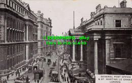R558171 General Post Office And St. Martins Le Grand London. 1907 - Andere & Zonder Classificatie