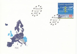 FDC CZECH REPUBLIC 537 - Institutions Européennes