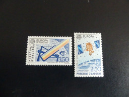 SERIE DE 2 TP NEUF SANS CHARNIERE N°402/403 YT "EUROPA-L'EUROPE ET L'ESPACE" (cote 24.00 Euros) - Unused Stamps