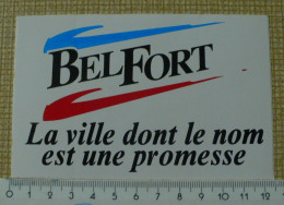 AUTOCOLLANT BELFORT - REGIONALISME - Stickers