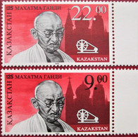 Kazakhstan  1995   125th Birth Anniver. Of M. Gandhi  2 V MNH - Mahatma Gandhi