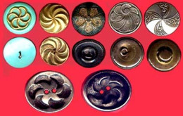 ** LOT  6   BOUTONS  HELICE ** - Buttons