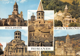 63-EGLISES ROMANES D AUVERGNE-N° 4454-A/0157 - Other & Unclassified