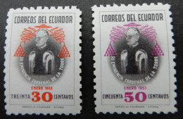 Ecuador 1953 (3) The 1st An. Of Elevation Of De La Torre To Cardinal - Equateur