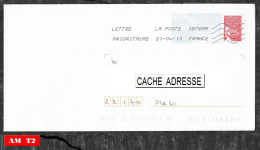 Lettre PAP Avec Timbre N° 3417 - Date Du 21-04-10 - Code ROC 18769A Nanterre Ctc - PAP: Sonstige (1995-...)