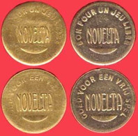 ** LOT  2  JETONS  NOVELTA ** - Notgeld