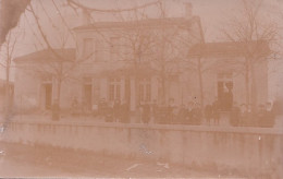 47) SAINTE MARTHE - LOT ET GARONNE - CARTE PHOTO BALISTAI - L ' ECOLE AVEC ECOLIERS  - EN  1909 - ( 3 SCANS ) - Altri & Non Classificati