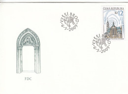 FDC CZECH REPUBLIC 596 - Eglises Et Cathédrales