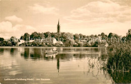 73675233 Feldberg Mecklenburg Uferpartie Am Haussee Blick Zur Kirche Luftkurort  - Autres & Non Classés