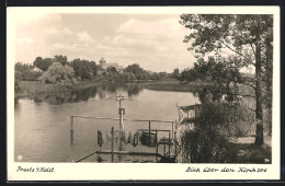 AK Preetz I. Holst., Blick über Den Kirchsee Mit Kirche  - Preetz