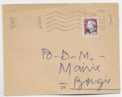 DECARIS 25C E.A.  SURCHARGE EN BIAIS LETTRE MEC SECAP BOUGIE 26.10.1962 SETIF - 1960 Marianna Di Decaris