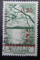 Ecuador 1956 1960 1961 (1a) Lago San Pablo Overprinted - Ecuador