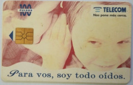 Argentina 100 Unit Chip Card - Para Vos Soy Todo Oidos ( G58 ) - Argentinië