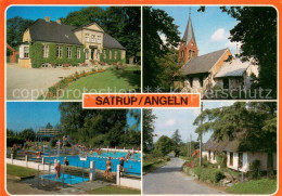 73674008 Satrup Apotheke Kirche Freibad Dorfstrasse Satrup - Andere & Zonder Classificatie