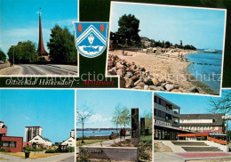 73674001 Moeltenort Heikendorf Kirche Strand Ortsansicht Foerdewanderweg Schule  - Andere & Zonder Classificatie