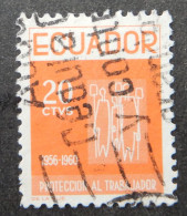 Ecuador 1960 (2) Proteccion Al Trabajador - Equateur