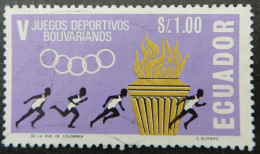 Ecuador 1965 (4) The 5th Bolivar Games - Quito - Equateur