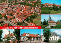 73673859 Neustadt Ruebenberge Fliegeraufnahme Kirche Gefangenenhaus Ortsmotiv Kn - Neustadt Am Rübenberge