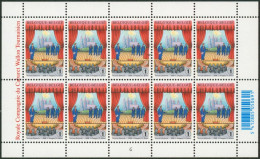 Feuillet - N°3803 En Feuillet De 10** (MNH) La Royale Compagnie Du Cabaret Wallon Tournaisien. - 2001-2010