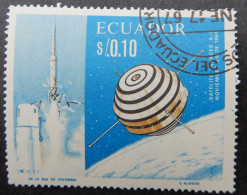 Ecuador 1966 (1) French-Anerican Cooperation In Space Exploration - Ecuador