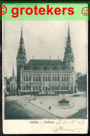AACHEN Rathaus 1907 Met Taxe Mooi Enkelcirkelstempel QUEVAUCAMPS (België) - Aken