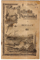 Bulletin Paroissial De Boujan Sur Libron De Décembre    1901.n : 19 De 12 Pages - Documents Historiques