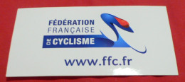 AUTOCOLLANT FEDERATION FRANCAISE DE CYCLISME - Autocollants