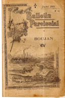 Bulletin Paroissial De Boujan Sur Libron De Juillet  1901.n : 14 De 12 Pages - Documents Historiques