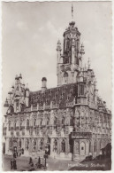 Middelburg: OLDTIMER AUTO, BICYCLES/FIETSEN - Stadhuis,  A.N.W.B Bord - (Nederland/Holland) - 1960 - Turismo