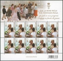 Feuillet (2011) - N°4184** En Feuillet De 10 (MNH) S.M. La Reine Paola, H.M. Koningin Paola / Royauté - 2011-2020