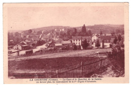 LA COURTINE - La Gare Et Le Quartier De La Ganne  - La Courtine