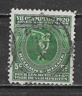179  Jeux Olympiques D'Anvers - Bonne Valeur - Oblit. Centrale ZELE - LOOK!!!! - Used Stamps