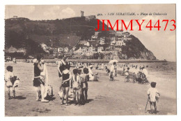 CPA - SAN SEBASTIAN - Playa De Ondarrela ( Bien Animée )  ( Guipuzcoa Pais Vasco ) - N° 402 - Foto Galarza San Sébastian - Guipúzcoa (San Sebastián)