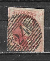 8 Ou 12  Médaillon Non Dentelé - Oblit. P24 BRUXELLES - LOOK!!!! - 1851-1857 Medallones (6/8)