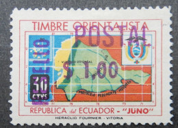 Ecuador 1969 (1) Overprinted Resello - Ecuador