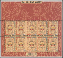 Feuillet (2011) - N°4104 En Feuillet De 10** (MNH) Bal Du Rat Mort (Ostende, Carnaval) - 2011-2020