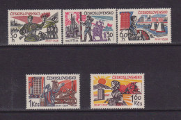 CZECHOSLOVAKIA  - 1965 Liberation Set Never Hinged Mint - Unused Stamps